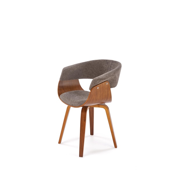 Krzesło K545 popielaty / orzechowy - Halmar