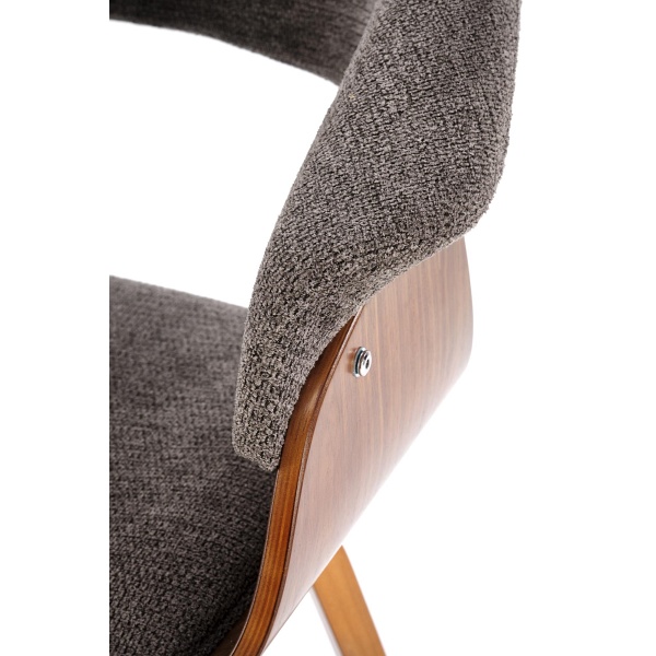 Krzesło K545 popielaty / orzechowy - Halmar