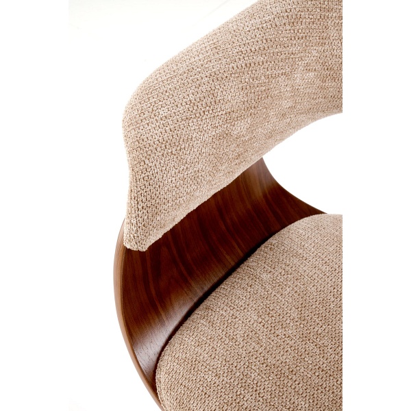 Krzesło K545 beżowy / orzechowy - Halmar