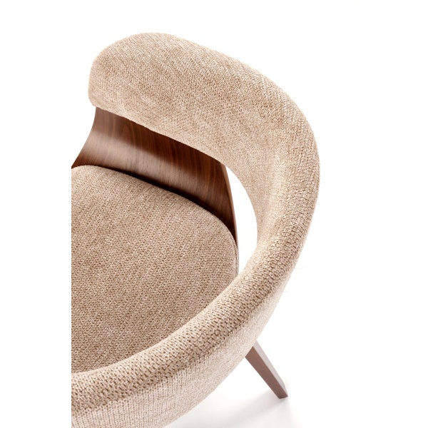 Krzesło K545 beżowy / orzechowy - Halmar