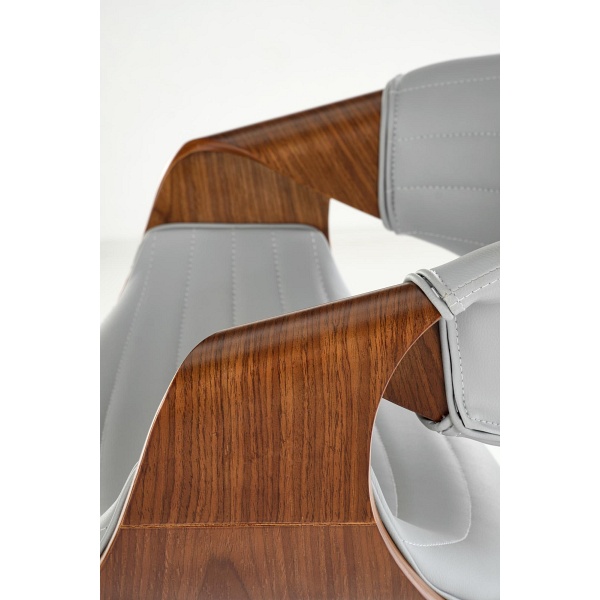 Hoker H123 popielaty / orzechowy - Halmar