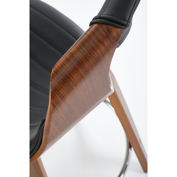 Hoker H123 czarny / orzechowy - Halmar