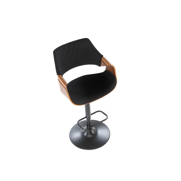 Hoker H124 czarny / orzechowy - Halmar