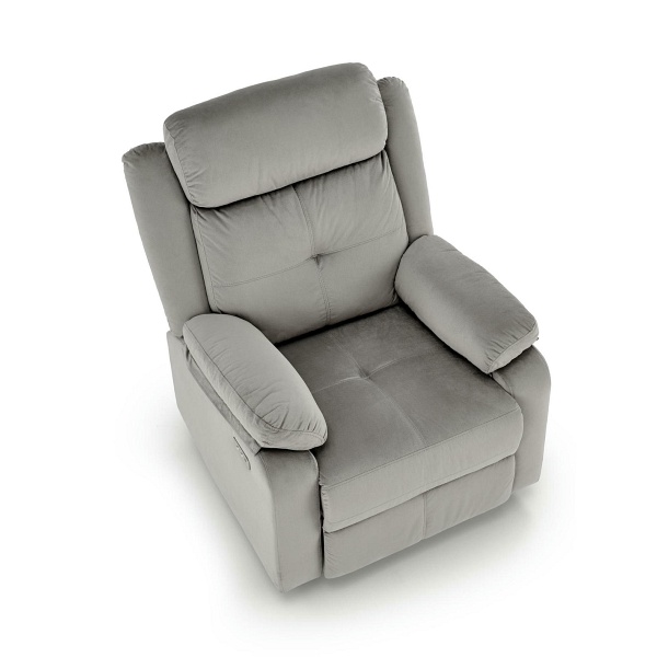 Fotel LORIS wypoczynkowy popielaty - Halmar