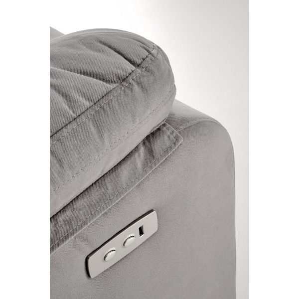 Fotel LORIS wypoczynkowy popielaty - Halmar