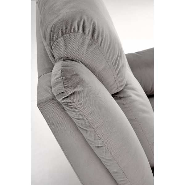 Fotel LORIS wypoczynkowy popielaty - Halmar