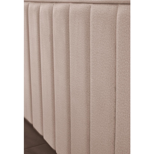 Łóżko ASENTO 160 - jasny beżowy tap. Element 17 - Halmar