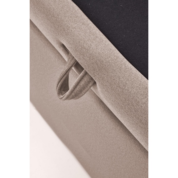 Łóżko ASENTO 160 - jasny beżowy tap. Element 17 - Halmar