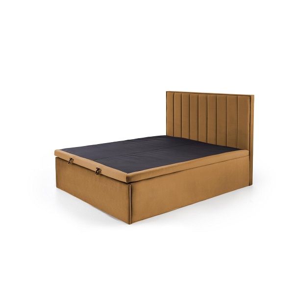 Łóżko ASENTO 160 - musztardowy tap. Element 8 - Halmar