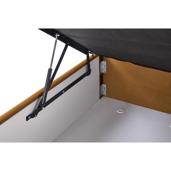 Łóżko ASENTO 160 - musztardowy tap. Element 8 - Halmar