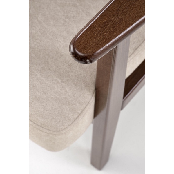 Fotel MILANO 1S - beżowy tap. Castel 15 - Halmar