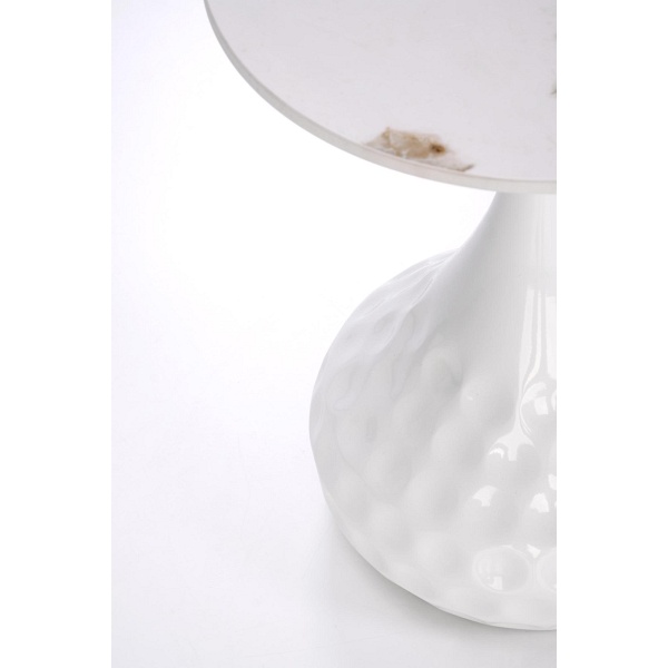 Ława VERDE biały marmur / biały - Halmar