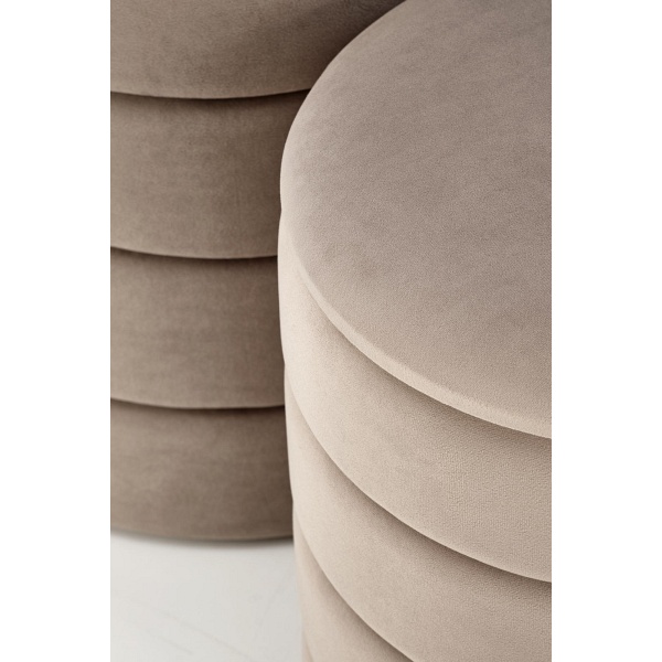 PACHO zestaw 2 puf, beżowy - Halmar