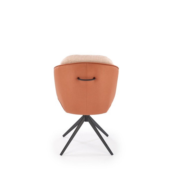 Krzesło K554 brązowy / beżowy - Halmar