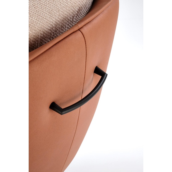 Krzesło K554 brązowy / beżowy - Halmar