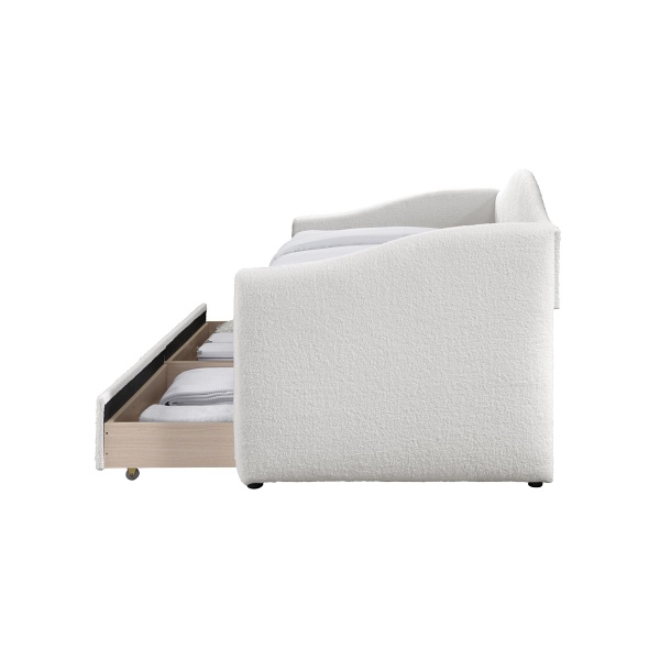 Łóżko CAYDENCE 90, kremowy - Halmar