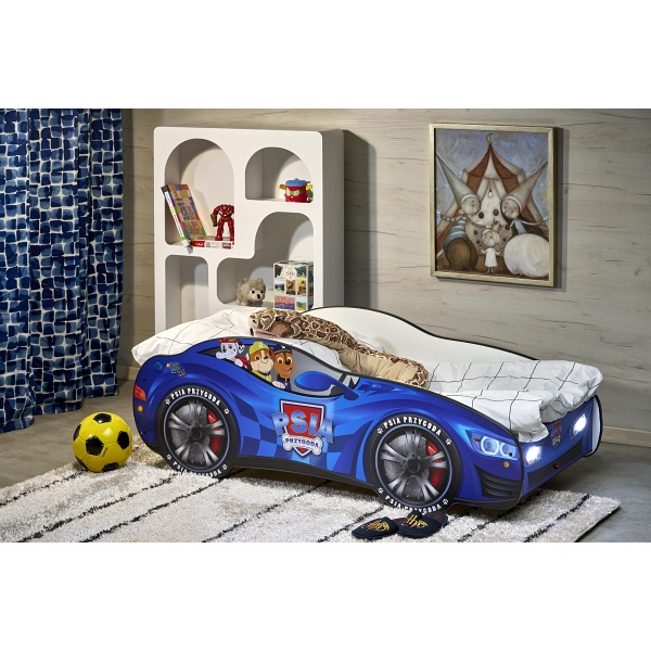 Łóżko PUPPY z oświetleniem LED, wielobarwny - Halmar