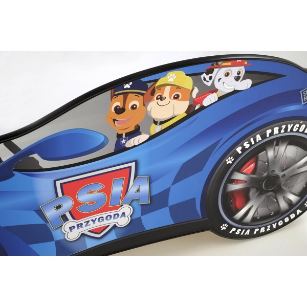 Łóżko PUPPY z oświetleniem LED, wielobarwny - Halmar