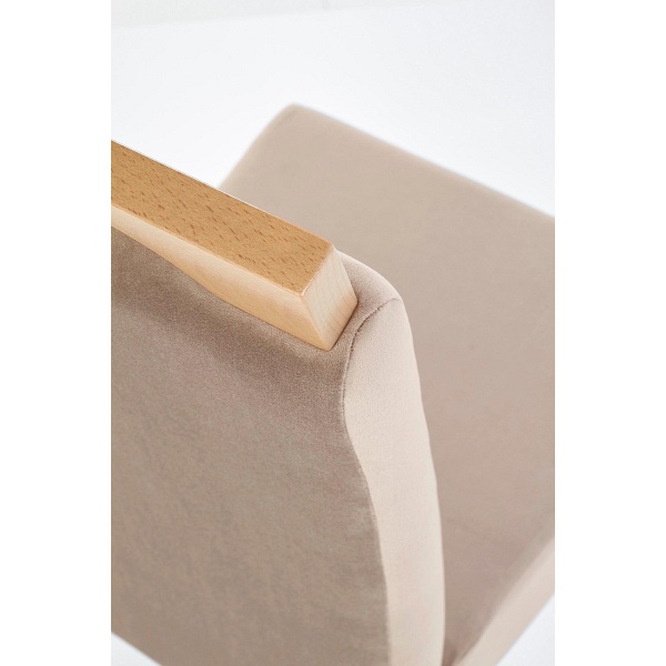 Krzesło CLARION dąb miodowy / tap: MONOLITH 09 - Halmar