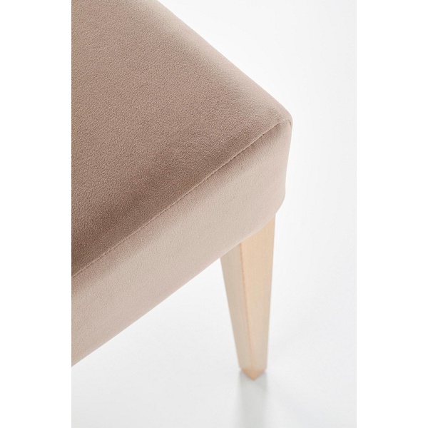 Krzesło CLARION dąb miodowy / tap: MONOLITH 09 - Halmar