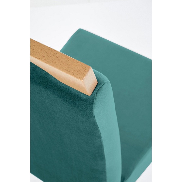 Krzesło CLARION dąb miodowy / tap: MONOLITH 37 - Halmar