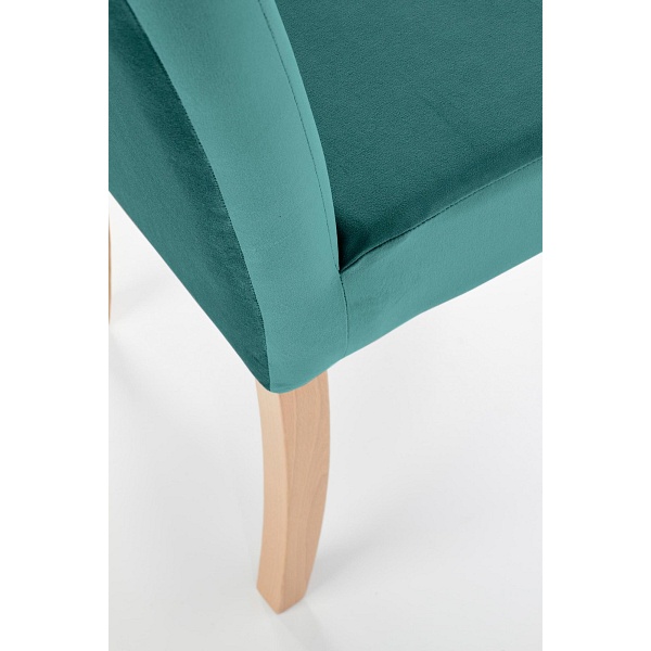 Krzesło CLARION dąb miodowy / tap: MONOLITH 37 - Halmar