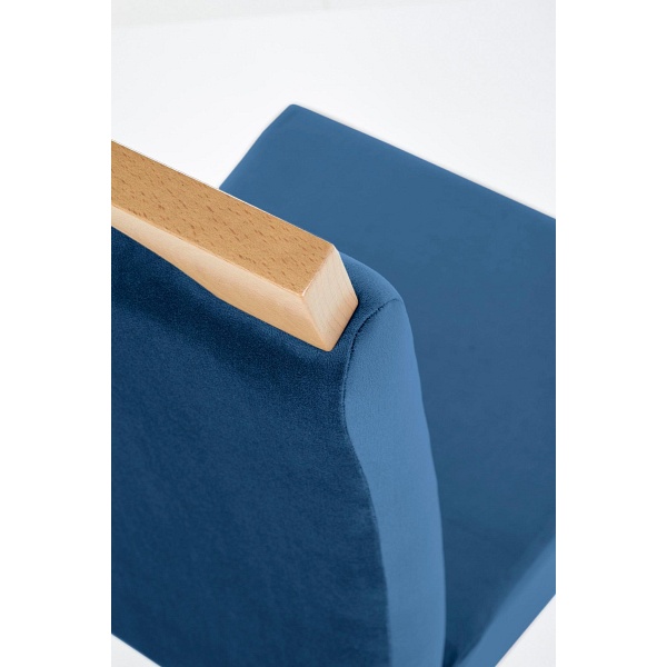 Krzesło CLARION dąb miodowy / tap: MONOLITH 77 - Halmar