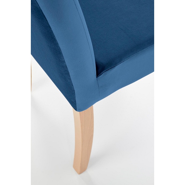 Krzesło CLARION dąb miodowy / tap: MONOLITH 77 - Halmar