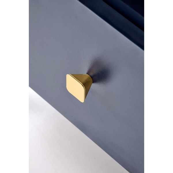 Szafka SILVIA nocna, granatowy - złoty - Halmar