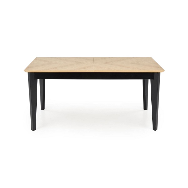 Stół EDMONDO rozkładany dąb naturalny / czarny - Halmar
