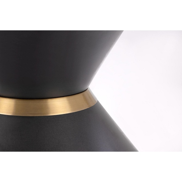 Ława GORETTI biały marmur / czarny - Halmar