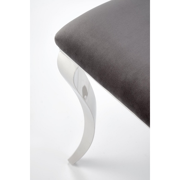 Krzesło K555 popielaty / srebrny - Halmar