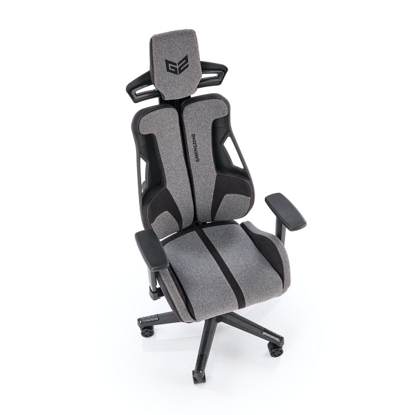 Fotel NITRO 2 gabinetowy tkanina, popielaty / czarny - Halmar