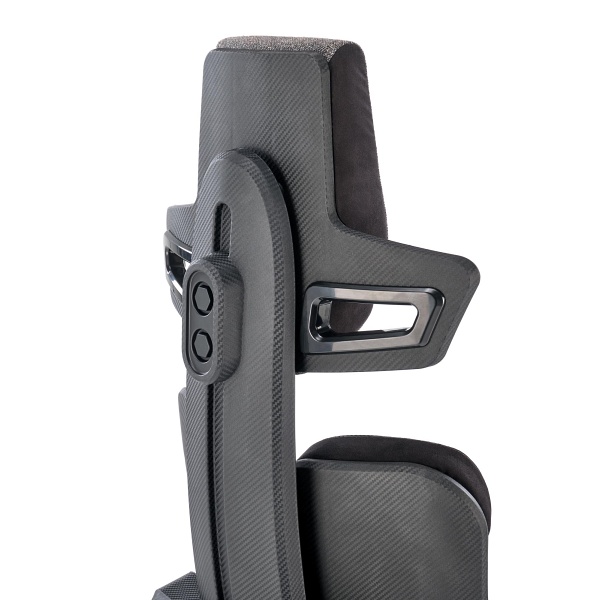 Fotel NITRO 2 gabinetowy tkanina, popielaty / czarny - Halmar