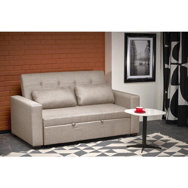 Sofa PAULINIO rozkładana, beżowy - Halmar