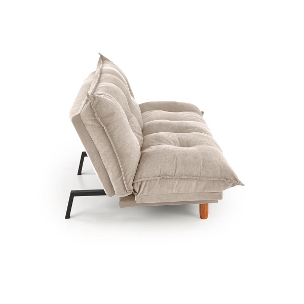 Sofa PILLOW rozkładana, beżowy - Halmar