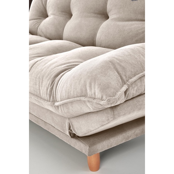 Sofa PILLOW rozkładana, beżowy - Halmar