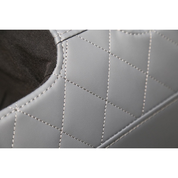 Fotel SOLARIA wypoczynkowy z funkcją masażu i podgrzewania, kremowy / popielaty - Halmar