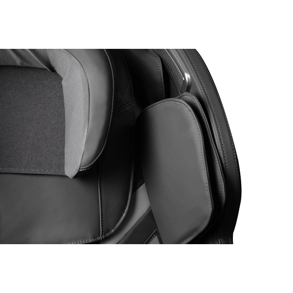 Fotel SOLARIA wypoczynkowy z funkcją masażu i podgrzewania, czarny - Halmar