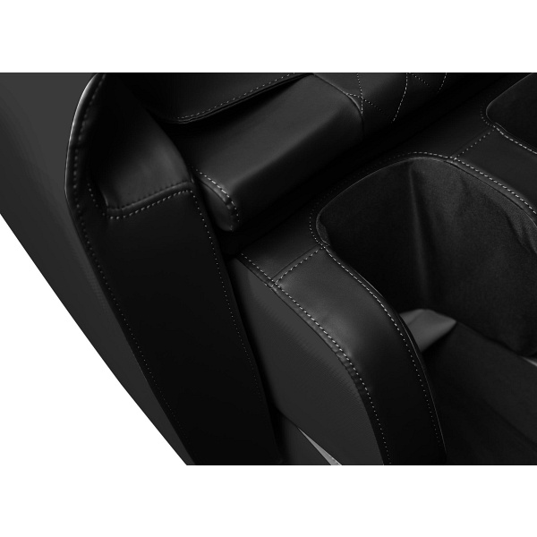 Fotel SOLARIA wypoczynkowy z funkcją masażu i podgrzewania, czarny - Halmar