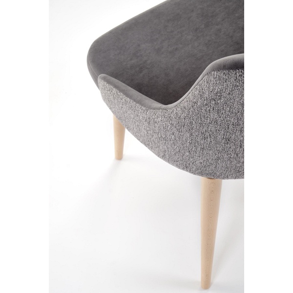 Krzesło MALAGA popiel / tap: MAVEL 14 / STELAR 92 - Halmar