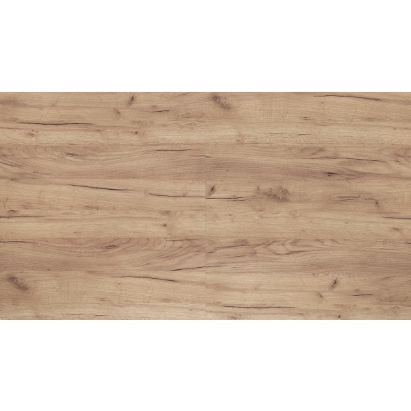 Stół GULIAN rozkładany, blat - dąb wotan, nogi - czarny - Halmar