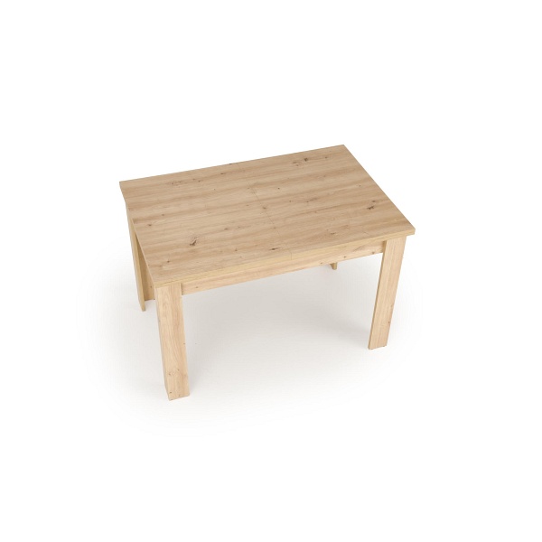 Stół BAGIO rozkładany 120-160/80 cm dąb artisan/dąb artisan - Halmar