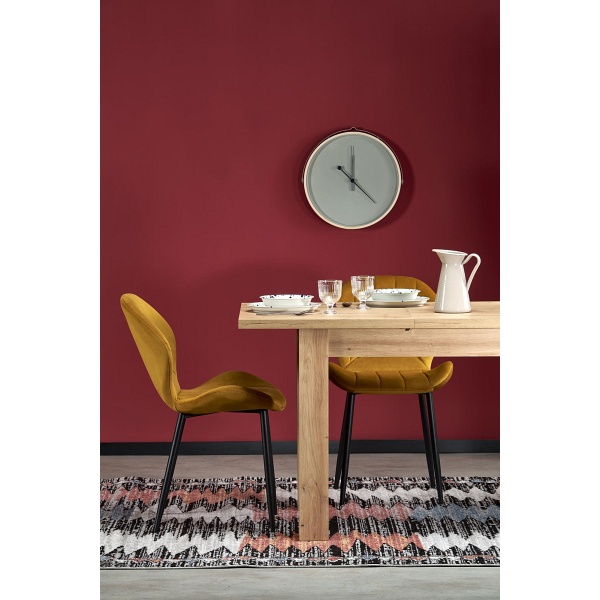 Stół BAGIO rozkładany 120-160/80 cm dąb artisan/dąb artisan - Halmar