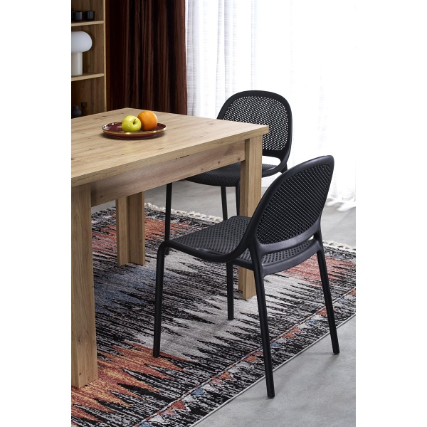 Stół BAGIO rozkładany 120-160/80 cm dąb artisan/dąb artisan - Halmar