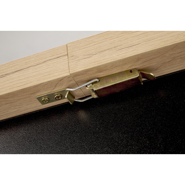 Stół BAGIO rozkładany 120-160/80 cm dąb artisan/czarny - Halmar