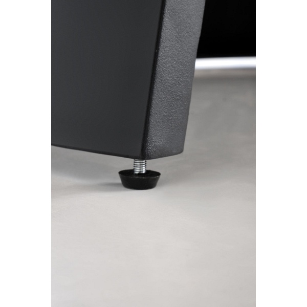 Stół GIACOMO rozkładany, blat - naturalny, noga - czarny ) - Halmar