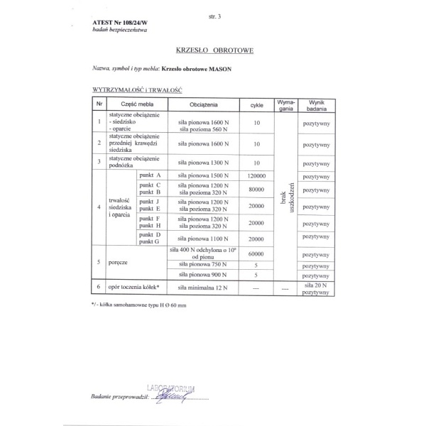 Fotel MASON gabinetowy czarny - Halmar