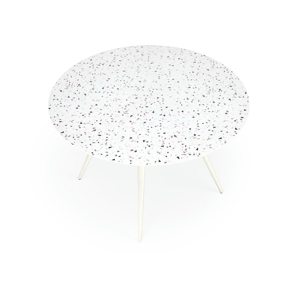 Stół ARAMIS , blat - lastryko, nogi - biały - Halmar