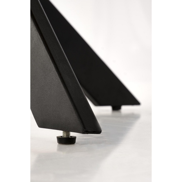 Stół EDGAR , blat - dąb złoty, nogi - czarny - Halmar